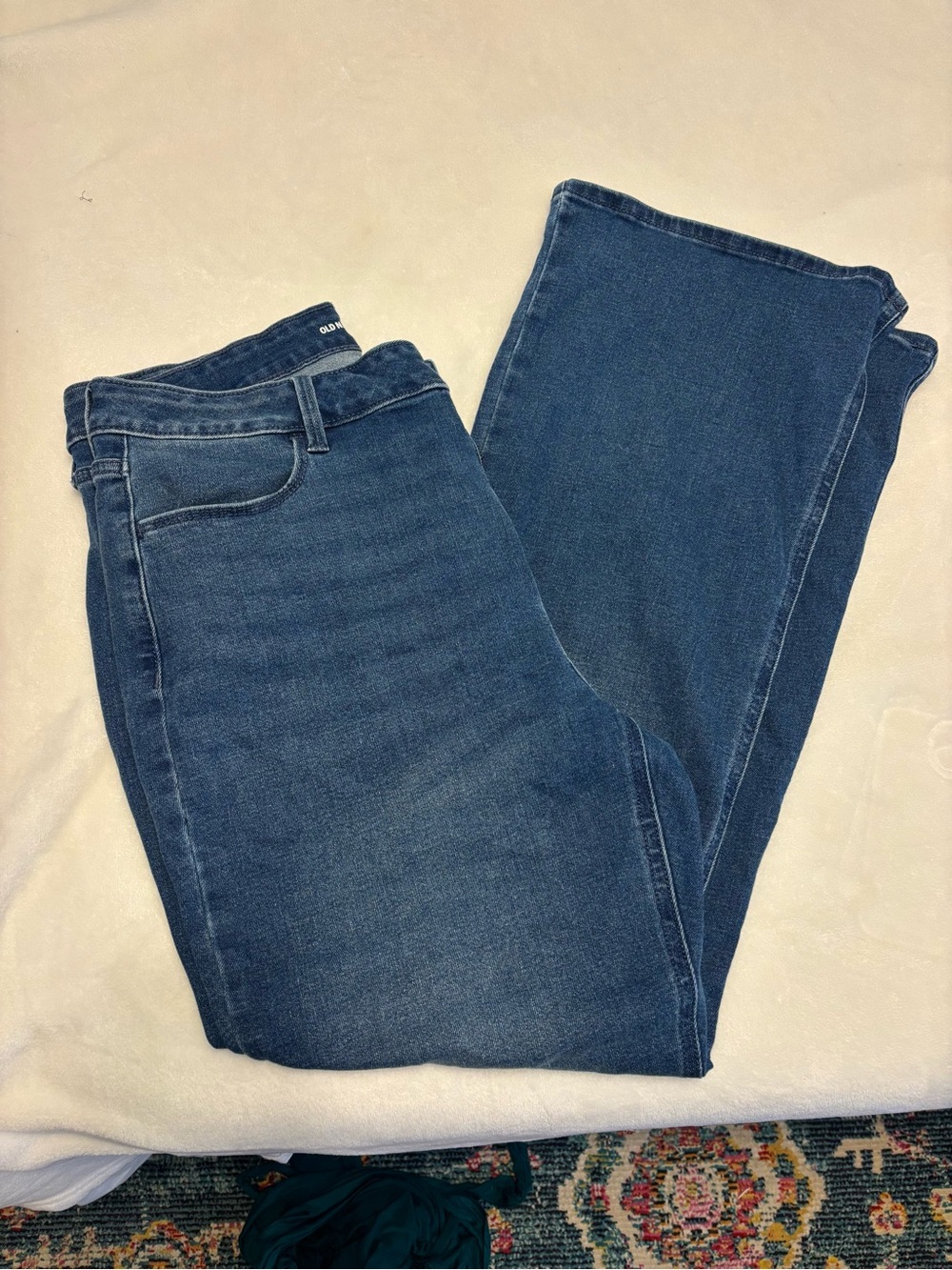 Old Navy Women's Dark Blue Flare Jeans